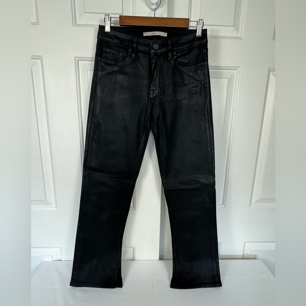 Hudson‎ Nico Coated Black Beauty Women's Jeans Size 27